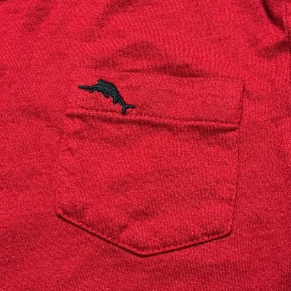 Tommy Bahama Long Sleeve T-Shirt Boys L (10/12) Red PreLoved